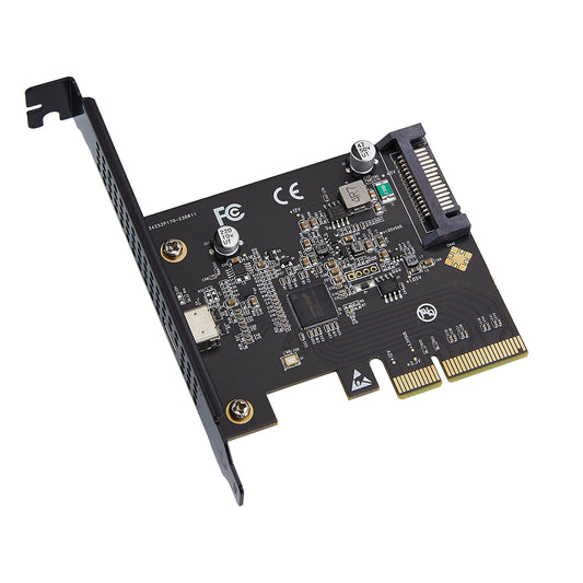 PCIe to USB3.2 Type-C Host Controller expansion card by Lekuo