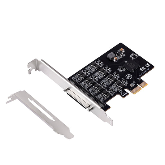 PCIe 8-port RS422/485 serial communication card with DB9 connectors