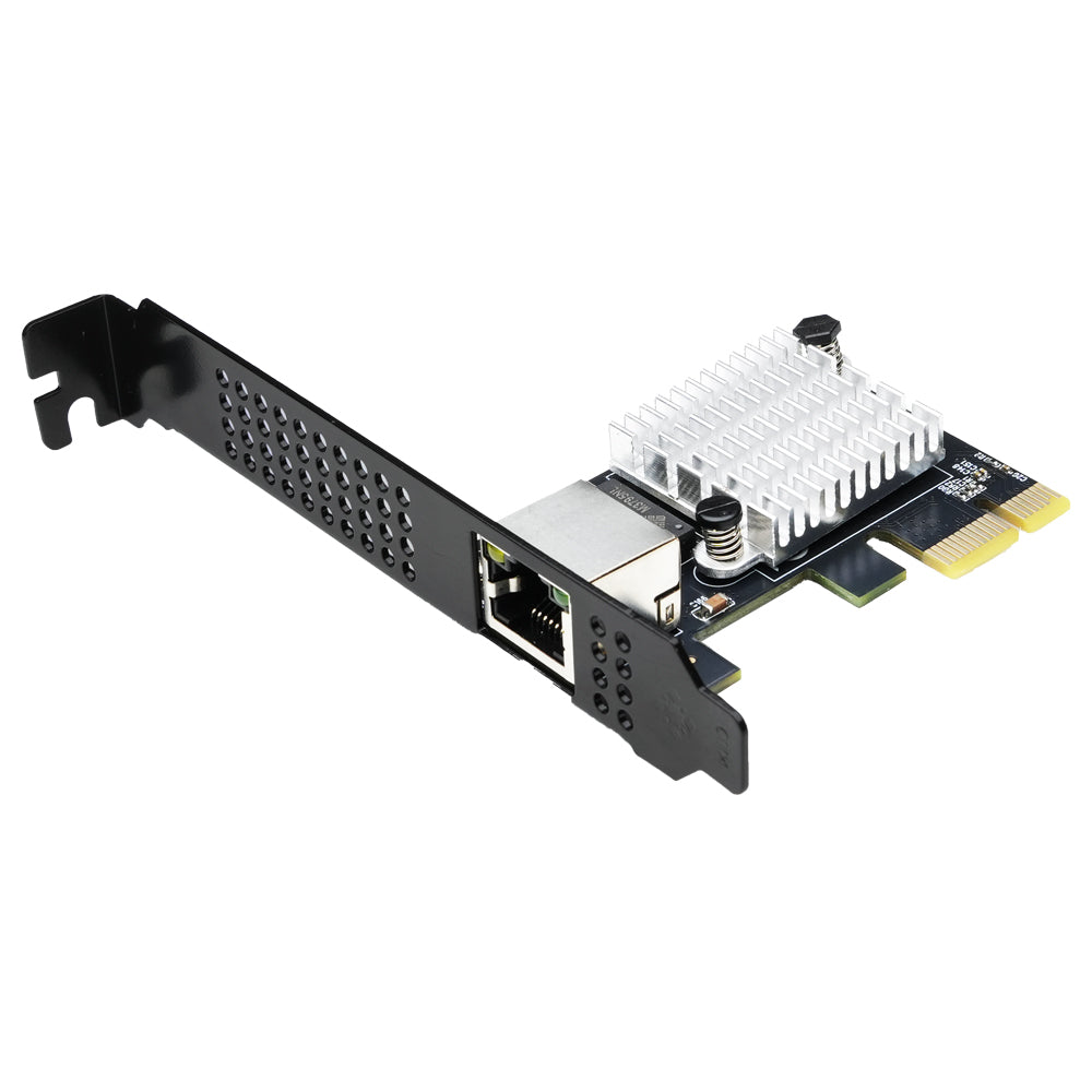 Lekuo 1-Port PCIe 10G Network Card with RTL8127 chip - front view