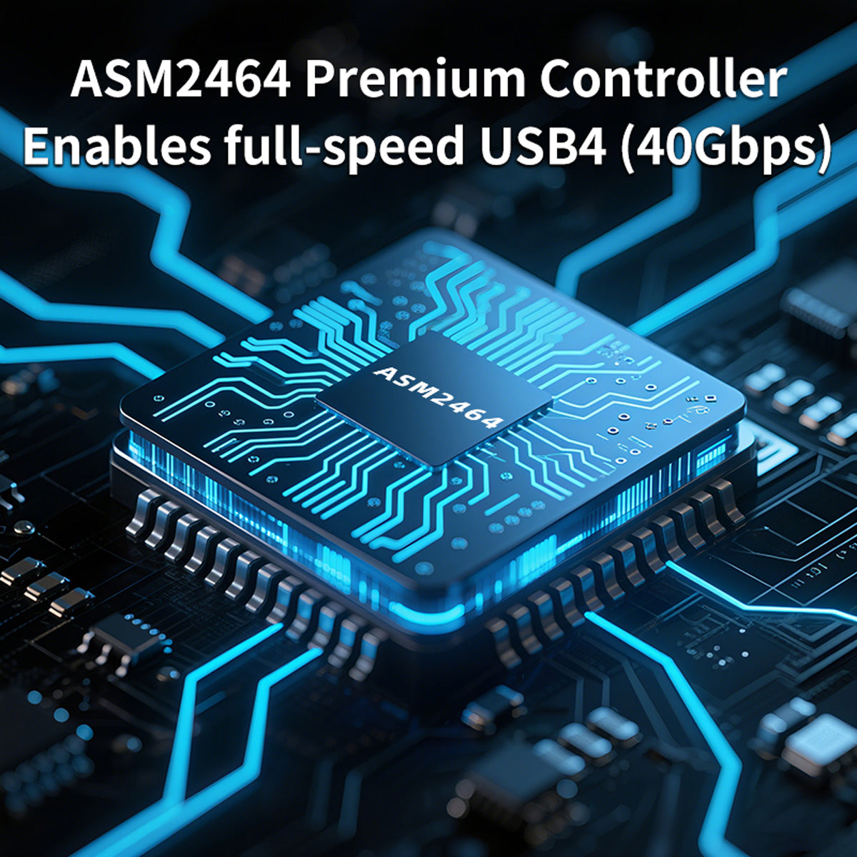Lekuo 40Gbps M.2 NVMe SSD Enclosure - Thunderbolt 5/4/3 & USB4 Compatible, PCIe 4.0 x4 for MacBook M1/M2/Pro/Max, Windows, PS5 (AA24M11)