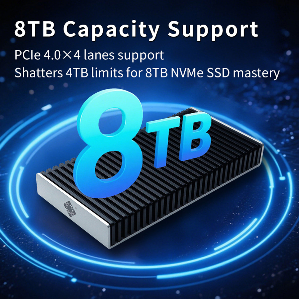 Lekuo 40Gbps M.2 NVMe SSD Enclosure - Thunderbolt 5/4/3 & USB4 Compatible, PCIe 4.0 x4 for MacBook M1/M2/Pro/Max, Windows, PS5 (AA24M11)