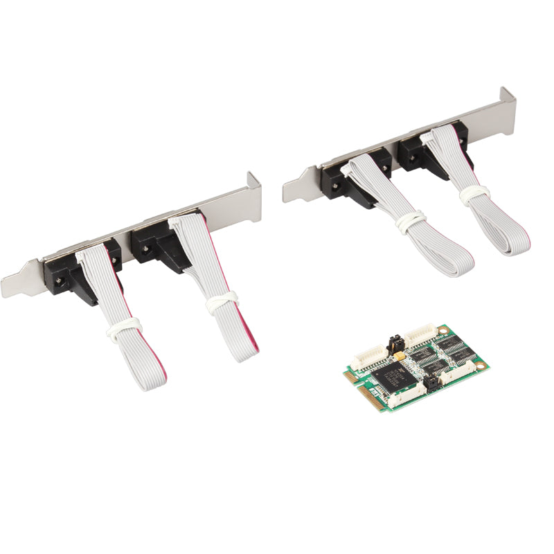 미니 PCIe 직렬 포트 카드(4x RS-232)