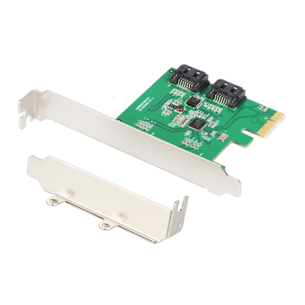 PCIe SATA RAID controller card with 2 ports and 6Gb/s speed