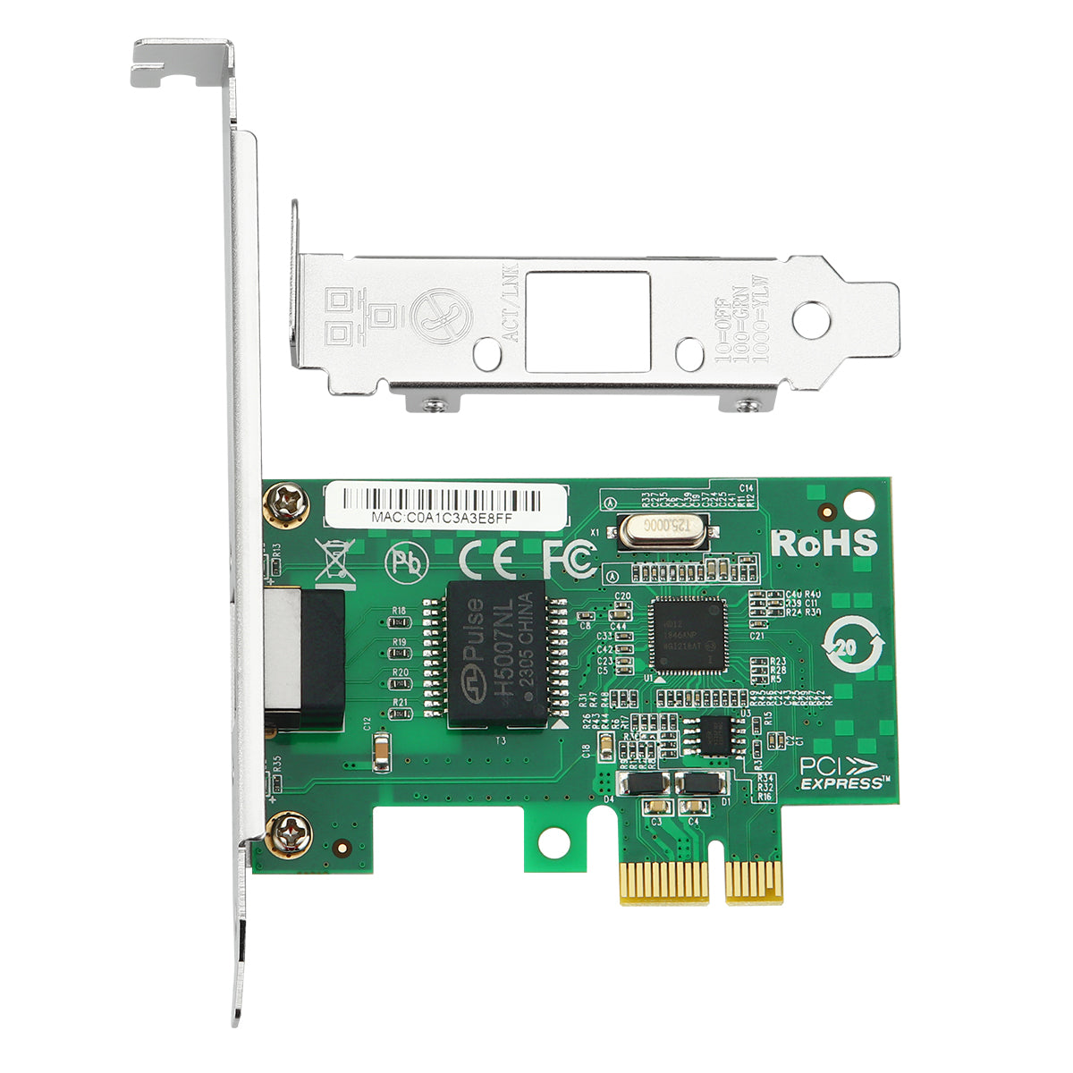 Lekuo network card packaging and included accessories