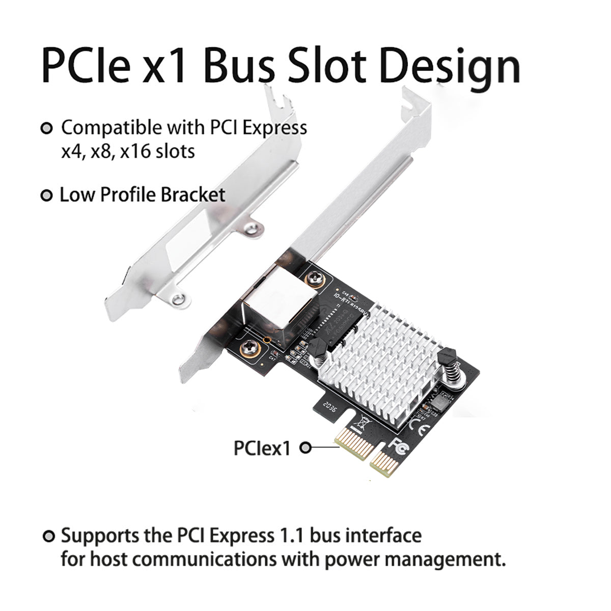 High Speed Ethernet Adapter PCIe Interface