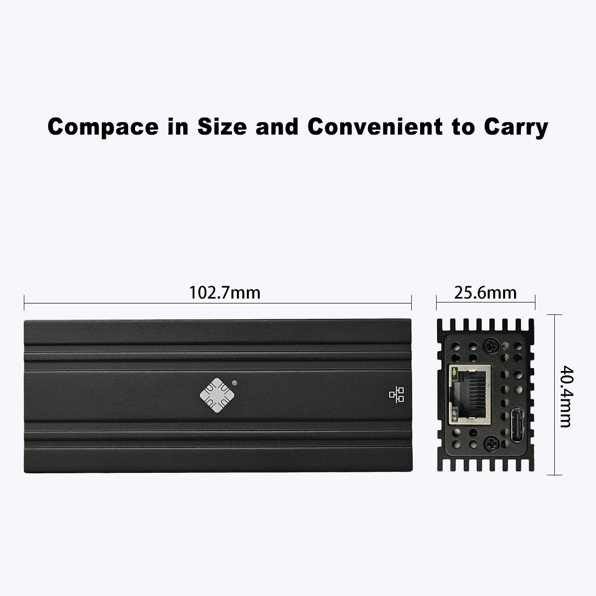 USB4 Ethernet Adapter in office setup with iMac