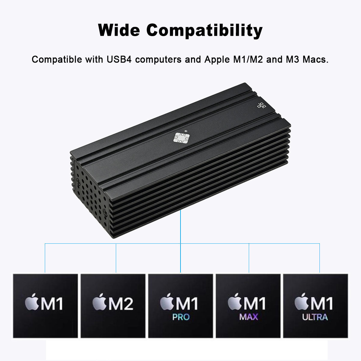 USB4 Ethernet Adapter retail packaging box