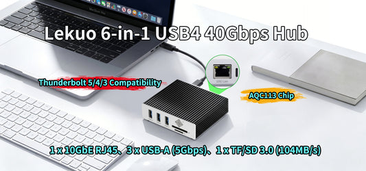 Mac mini Expansion Guide: No USB-A? 1GbE Too Slow? One USB4 Dock Adds 3× USB-A + 10GbE