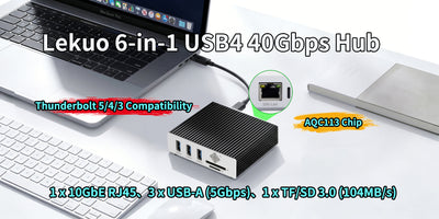 Mac mini Expansion Guide: No USB-A? 1GbE Too Slow? One USB4 Dock Adds 3× USB-A + 10GbE