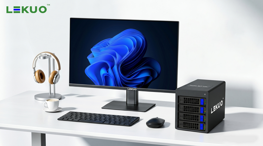 Lekuo DTB3S61: USB4 40Gbps 5-Bay Hybrid Storage Enclosure