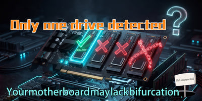 Only Detecting the First SSD? You May Have Fallen into the “Motherboard Bifurcation” Trap