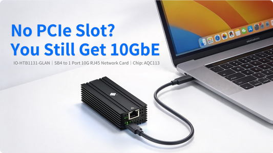 No PCIe Slot? Your Computer Can Still Go 10GbE