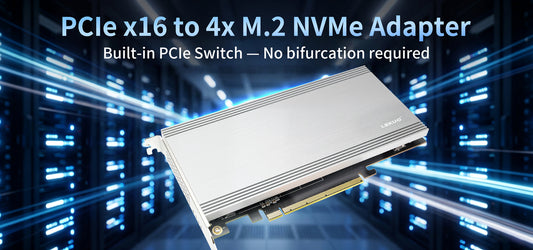 Add 4 NVMe SSDs Without Bifurcation — Lekuo PX24M41 Review