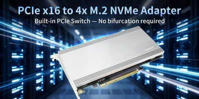 Add 4 NVMe SSDs Without Bifurcation — Lekuo PX24M41 Review