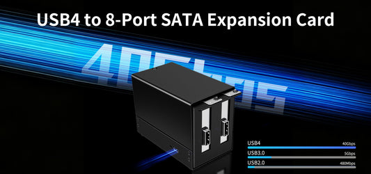 How to Expand to 8 SATA Ports via USB4: A Complete Guide to the LeKuo USB4 40Gbps SATA Expansion Dock