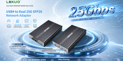 How to Upgrade Your MacBook Pro or NAS to 25G Networking with USB4 — No PCIe Required