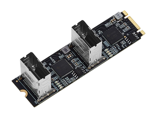 IO-M2F588-8I M.2 to 8-port SATA expansion card for massive storage in compact systems