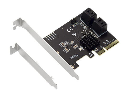 PCIe to SATA RAID card for desktop PC storage expansion and RAID protection
