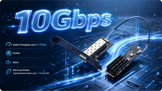 A Perfect Fit for Mini PCs: 1.79W 10GbE SFP+ in a Single M.2 Slot