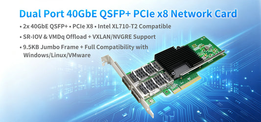 40G Network Card Buying Guide: Intel XL710-T2 QSFP+ Adapter Explained