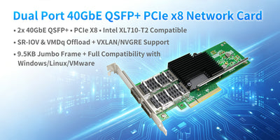 40G Network Card Buying Guide: Intel XL710-T2 QSFP+ Adapter Explained