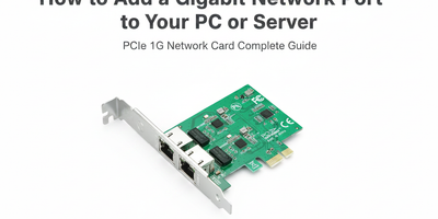 How to Add a Gigabit Network Port to Your PC or Server: A Complete Guide to PCIe 1G Network Cards