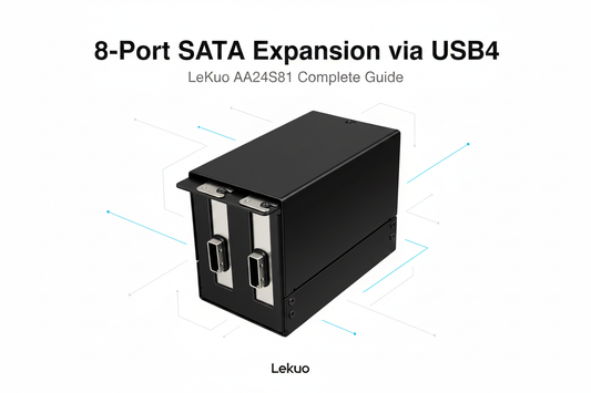 How to Expand to 8 SATA Ports via USB4: A Complete Guide to the LeKuo USB4 40Gbps SATA Expansion Dock