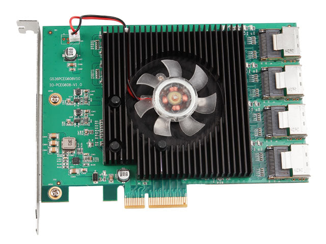 Lekuo 16-Port PCIe SATA 6G Card