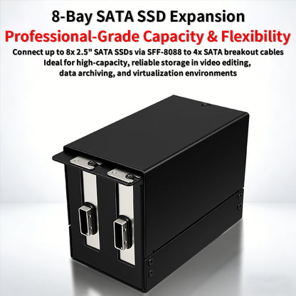 LeKuo USB4 40Gbps - 8ポートSATA拡張カード