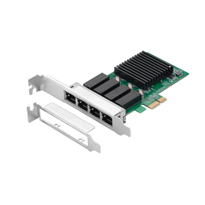 4-port PCIe gigabit network card with RTL8111H chip by Lekuo