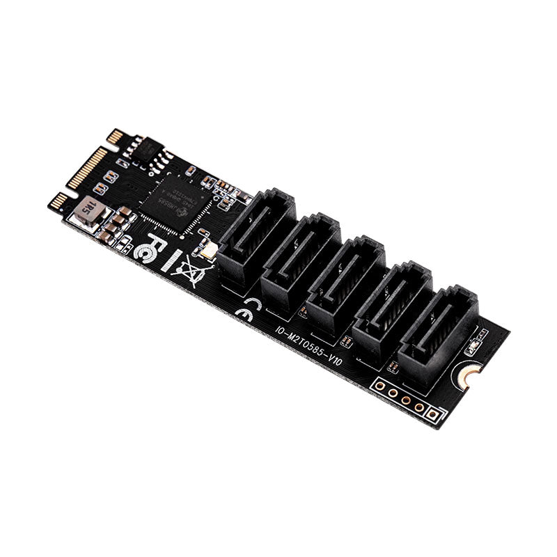 M.2(PCIe3.0) to 5 Port SATA6G Adapter