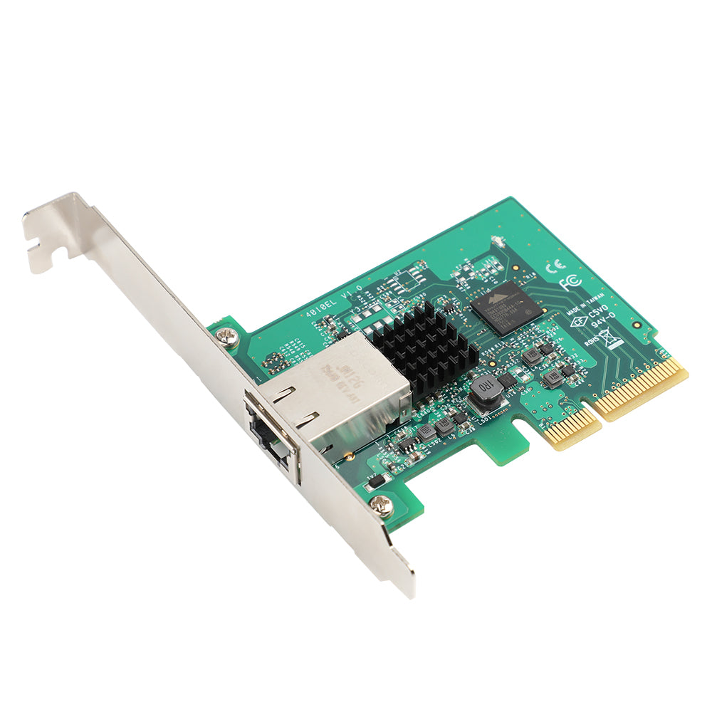 Lekuo 1-Port PCIe 10G Network Card with TehutiNetworks TN4010 chip - front view