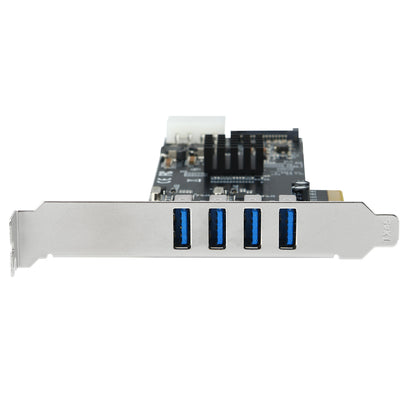Lekuo 4-Port USB 3.0 PCIe Host Controller Card