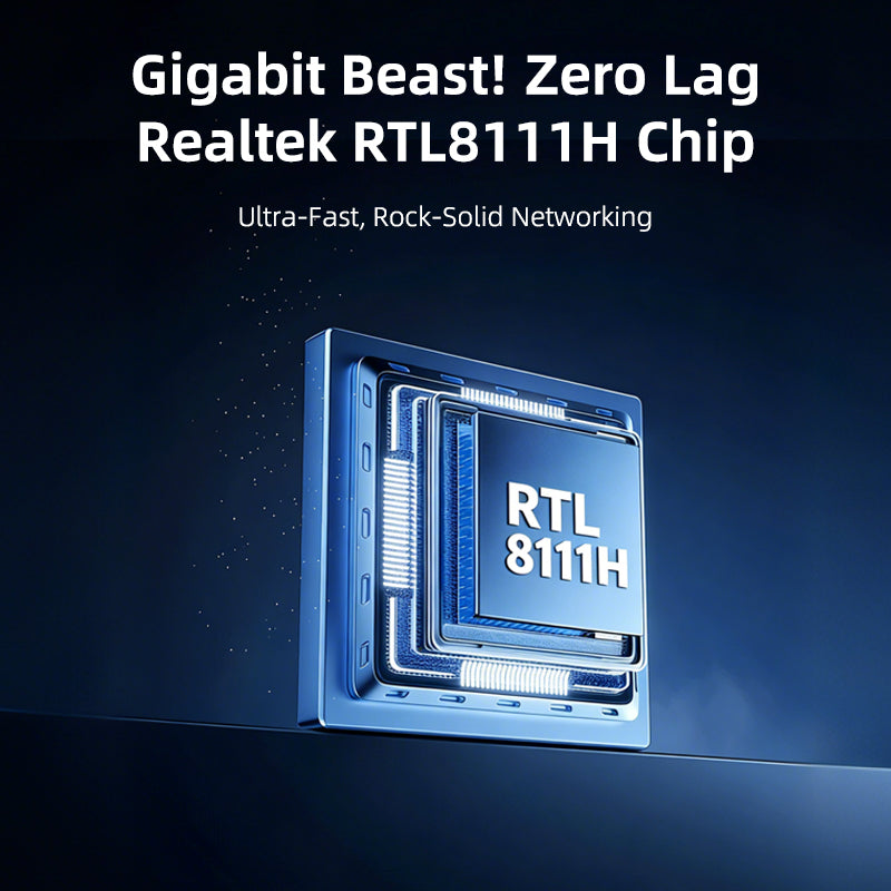 Lekuo USB4 - 8ポート ギガビットイーサネットアダプター - 40Gbps Thunderbolt 3/4/5対応ネットワークハブ、Realtekチップセット搭載、NAS、サーバー、ミニPC、ノートパソコン用