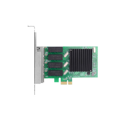 Lekuo 4-Port PCle to 1G Network Card,RTL8111H chip