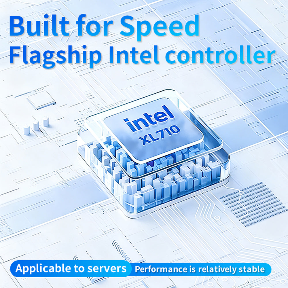 40Gbps QSFP+ network adapter with Intel XL710 controller chipset