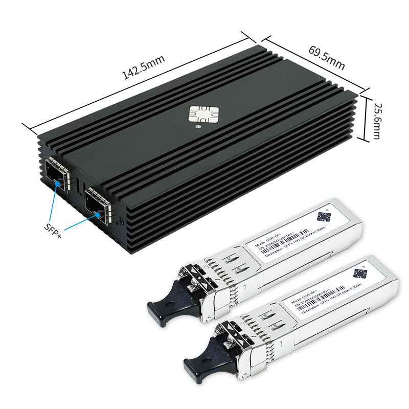 Lekuo 2-Port SFP+ USB 10G Network Card,Intel 82599ES chip