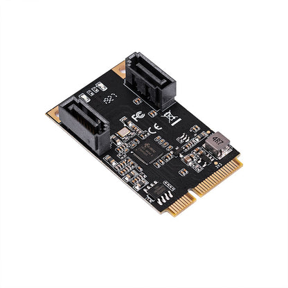 Mini PCI-E to 2 -Port SATA6G Card