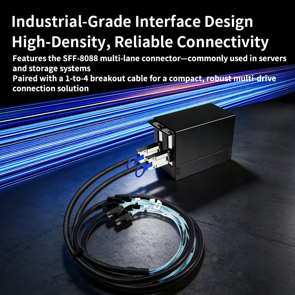 LeKuo USB4 40Gbps - 8ポートSATA拡張カード