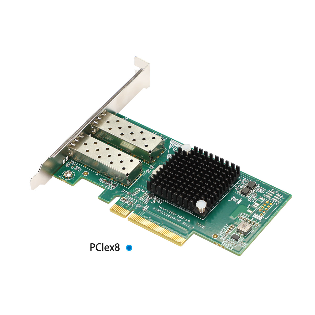 PCIex8 to 2 Ports SFP+ 10G Ethernet network adapter,IO-PCE82599-2GLAN