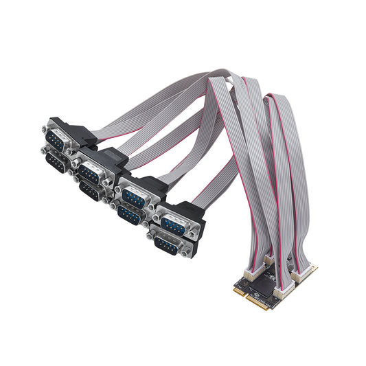 Lekuo M.2 to 8-Port RS-232 Serial Card