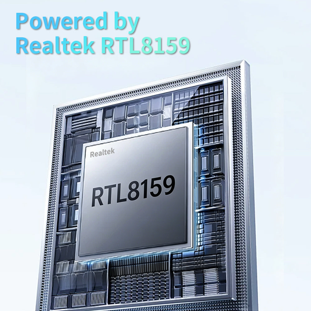 10Gbps Network Adapter for Laptop NAS - Side View