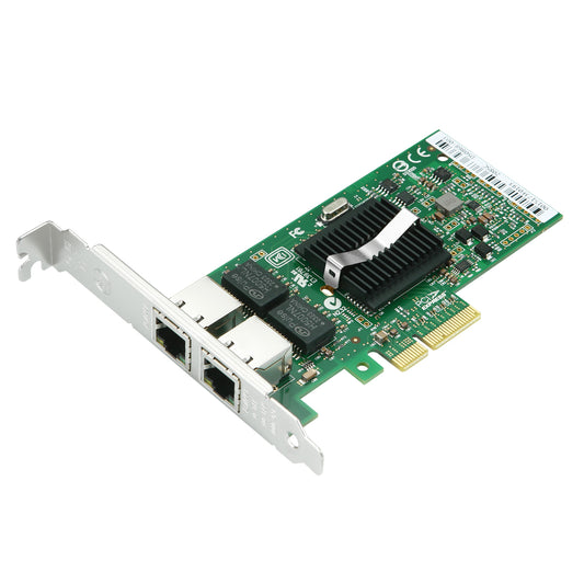 Lekuo PI71R22 2-Port Gigabit Ethernet Network Adapter Intel 82571 PCIe x4
