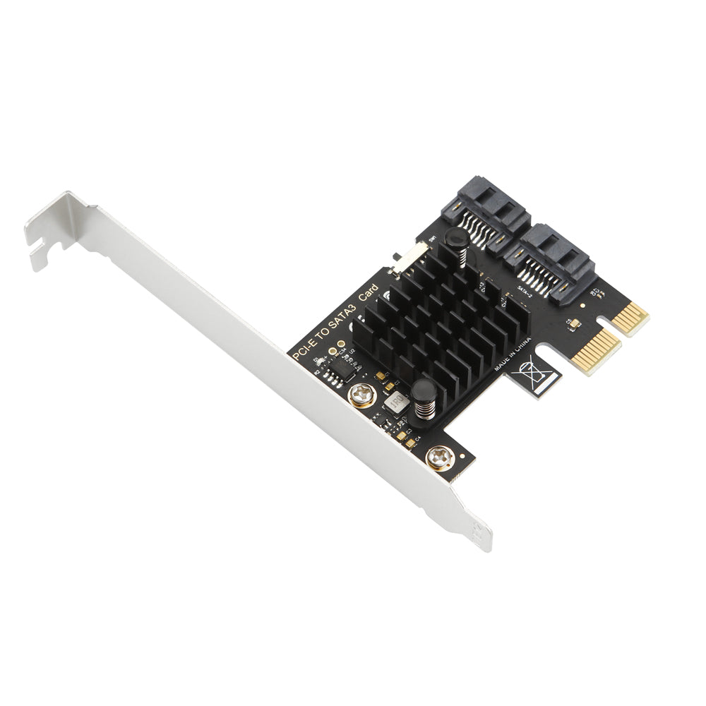 Lekuo 2-Port PCIe SATA 6G Expansion Card