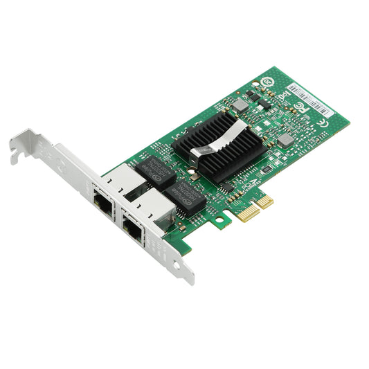 Lekuo PCIe 2ポート 1G RJ45 ネットワークカード – サーバーおよびワークステーション向け Intel 82576 チップセット
