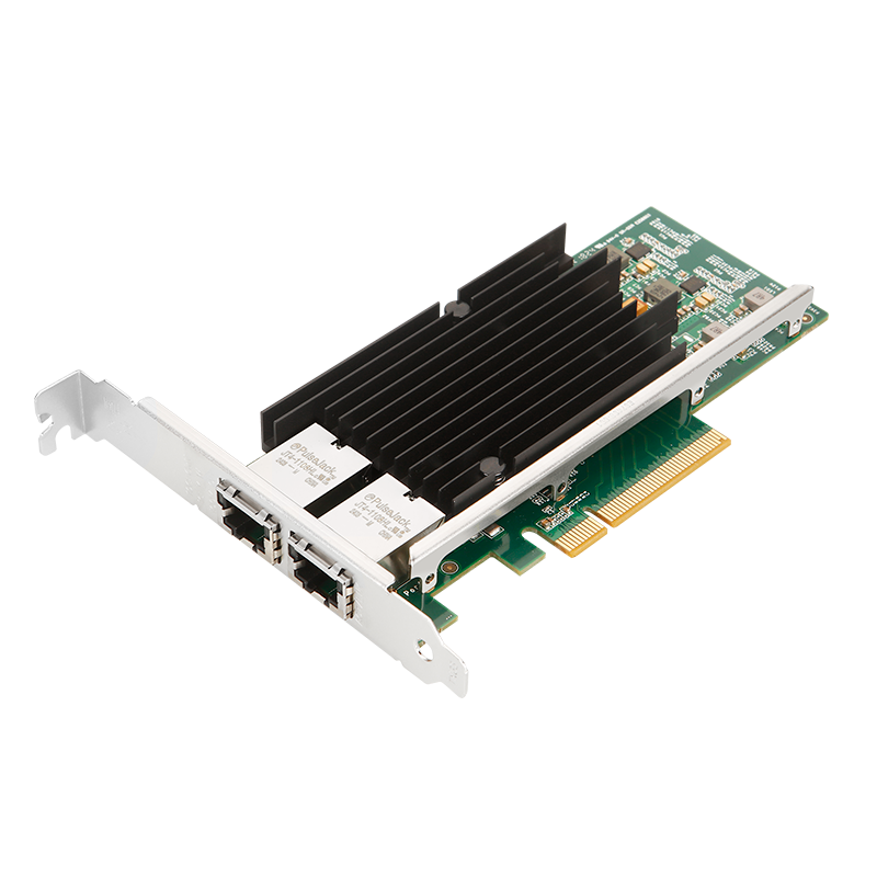 PCIe 3.0 x8 dual port 10G Ethernet network card with Intel x540 chipset