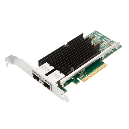 PCIe 3.0 x8 dual port 10G Ethernet network card with Intel x540 chipset