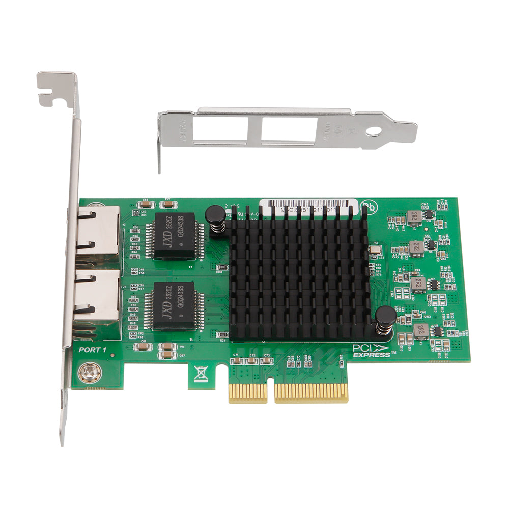 Lekuo Dual-Port 2.5GbE PCIe Network Card RTL8125B 2 x RJ45