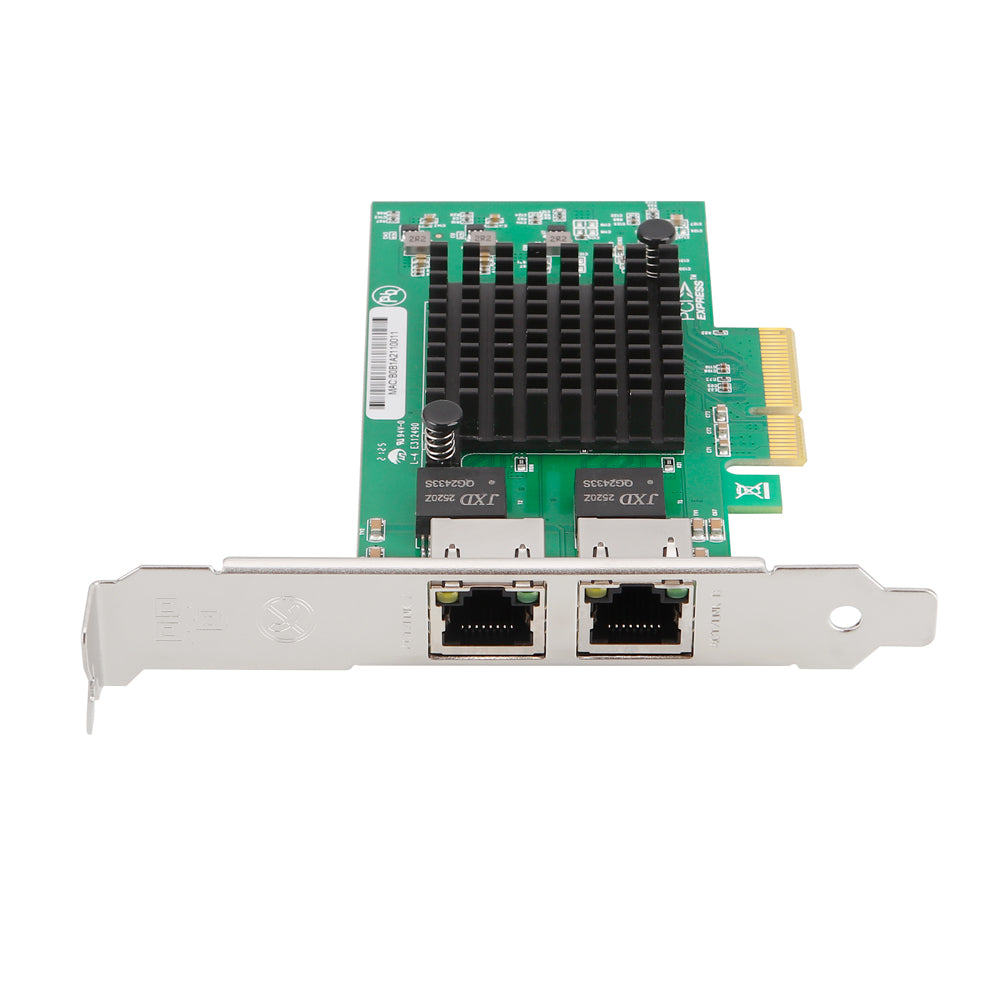 Lekuo Dual-Port 2.5GbE PCIe Network Card RTL8125B 2 x RJ45