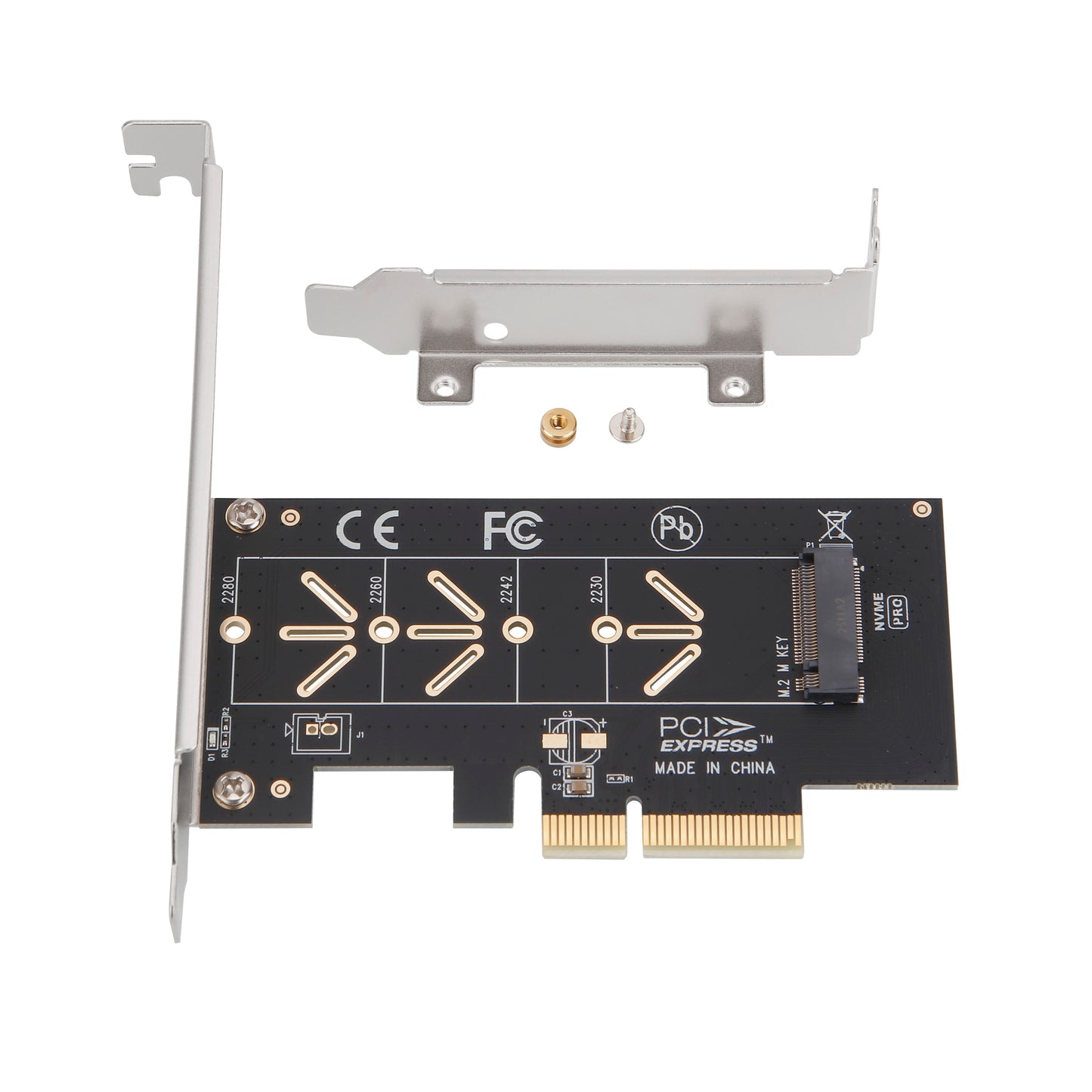 lekuo M.2 PCIe to PCIe 4.0 x4 Adapter